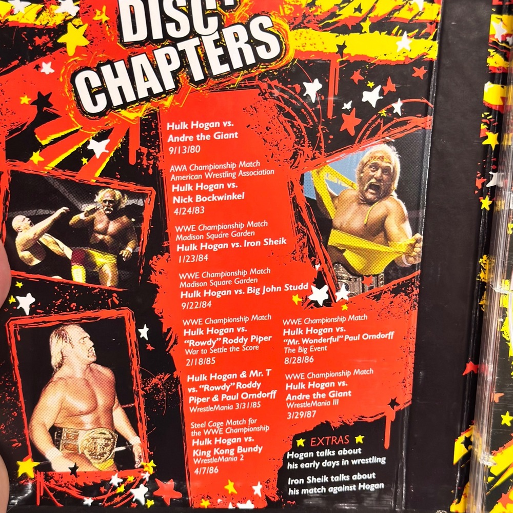 WWE Hulk Hogan The Ultimate Anthology 3-Disc DVD Box Set Wrestling 2006 - Picture 9 of 11